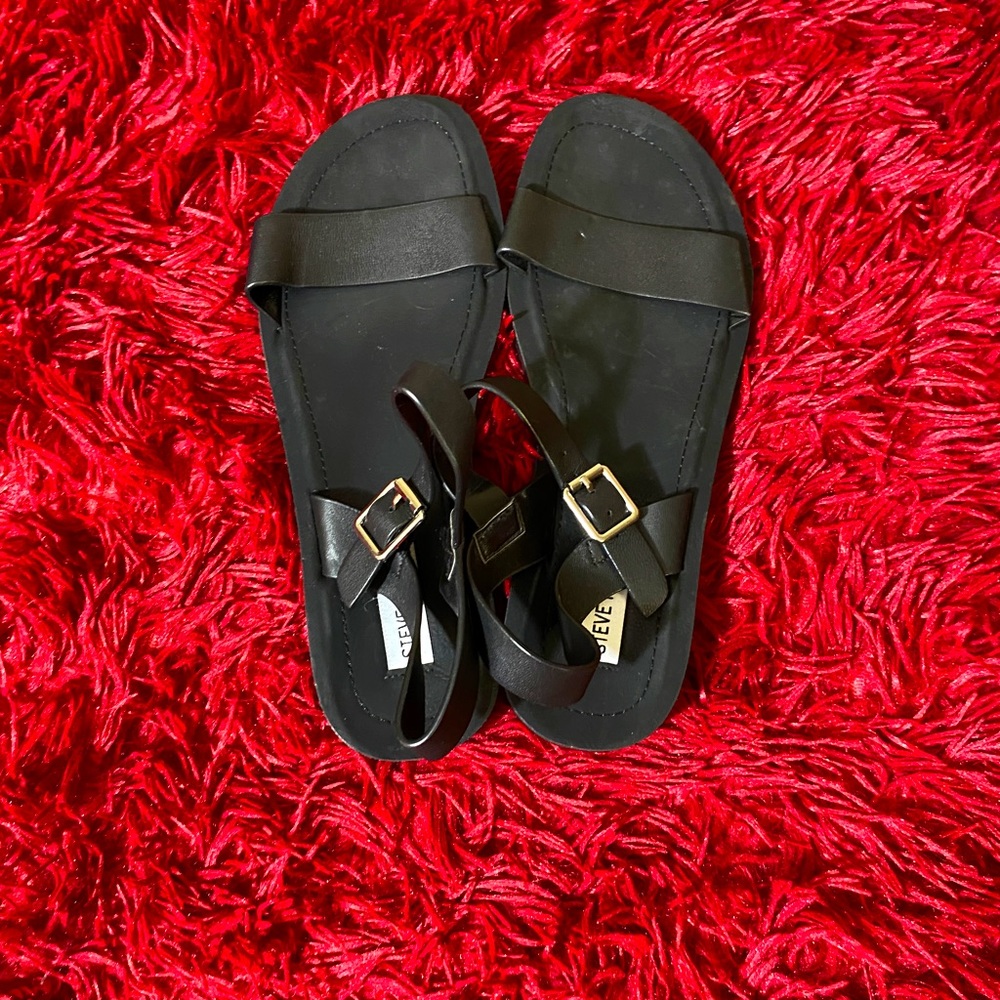 Steve Madden flat sandals, size 9
